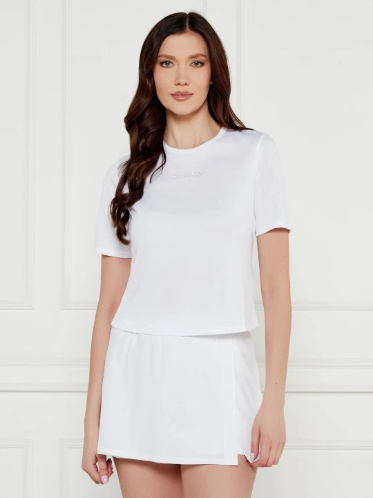 Zdjęcie produktu Calvin Klein Performance T-shirt | Cropped Fit biały
