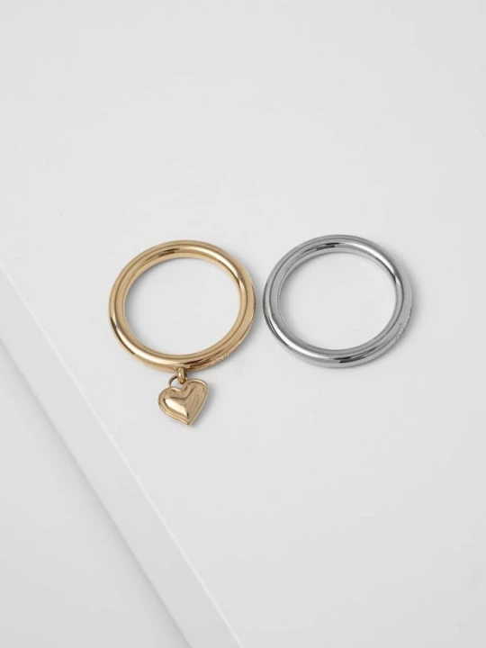 Zdjęcie produktu Calvin Klein pierścionki 2-pack złoty