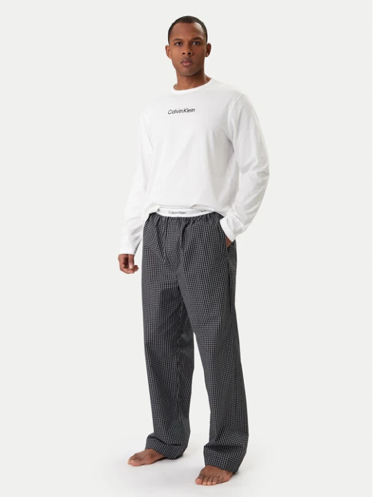 Zdjęcie produktu Calvin Klein Piżama Ls Tee LV00NM2953 Biały Regular Fit