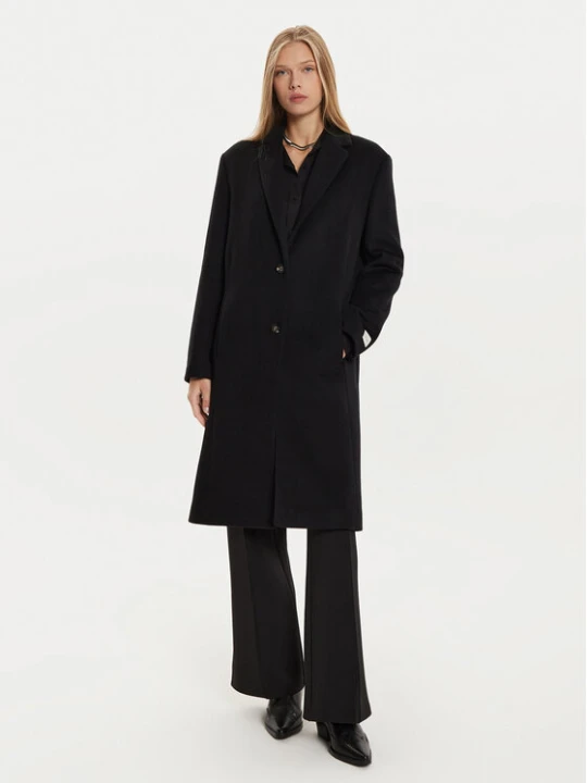 Zdjęcie produktu Calvin Klein Płaszcz wełniany K20K207701 Czarny Regular Fit