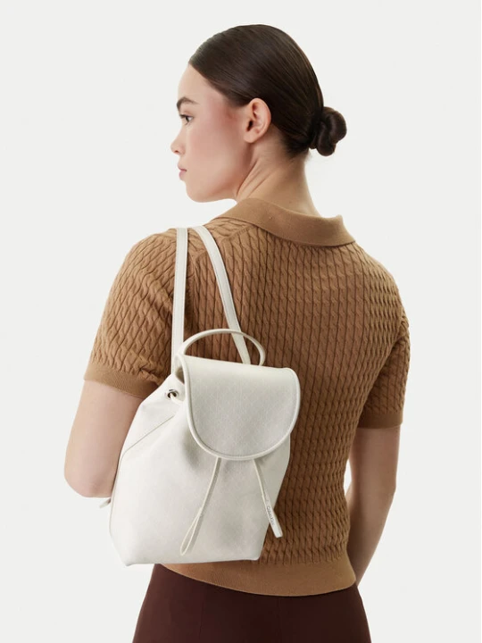 Zdjęcie produktu Calvin Klein Plecak Emblem Aop Mini Backpack LV04F3507G Biały