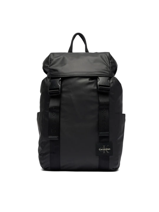 Zdjęcie produktu Calvin Klein Plecak Rubberized Flap Backpack LV04D3479G Czarny