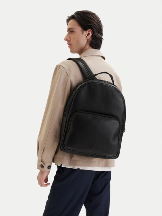 Zdjęcie produktu Calvin Klein Plecak Webbing Strap Round Backpack LV04D3282G Czarny