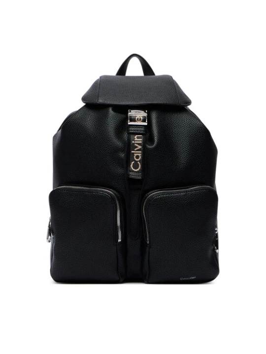 Zdjęcie produktu Calvin Klein Plecak Weebbing Strap Flap Backpack LV04F3645G Czarny