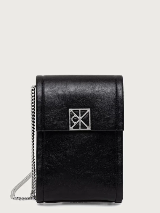 Zdjęcie produktu Calvin Klein pokrowiec na telefon damski z imitacji skóry czarny