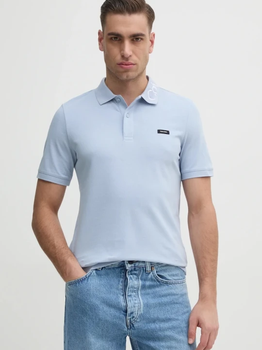 Zdjęcie produktu Calvin Klein polo niebieski
