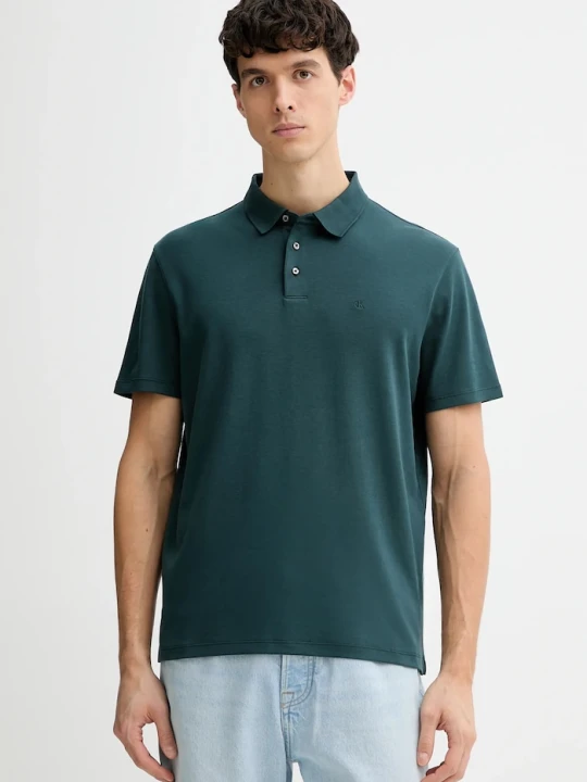 Zdjęcie produktu Calvin Klein polo męskie bawełniane zielony