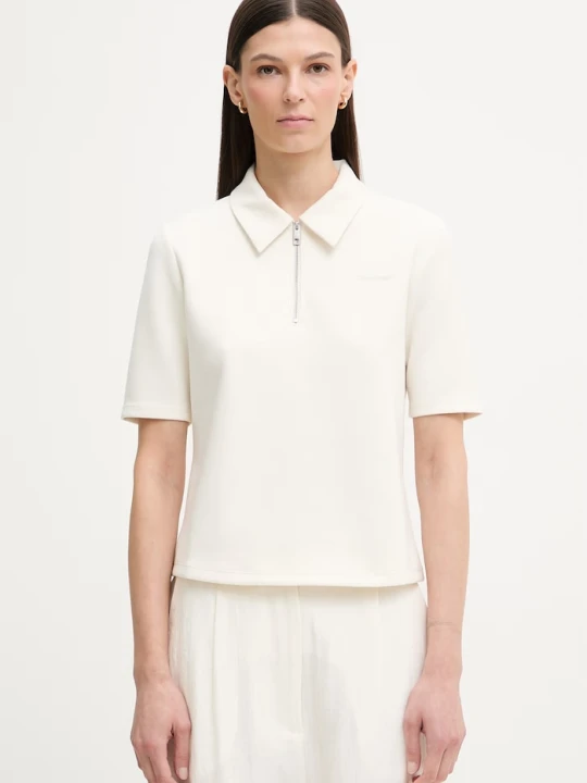 Zdjęcie produktu Calvin Klein polo damskie beżowy
