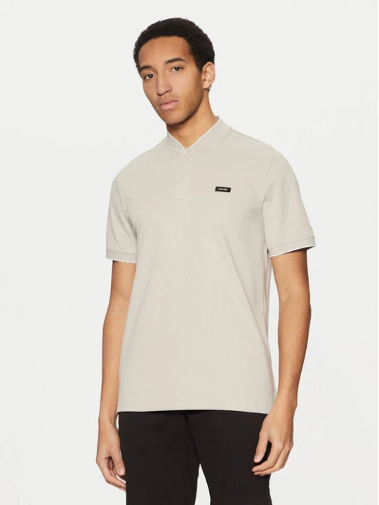 Zdjęcie produktu Calvin Klein Polo K10K114139 Beżowy Regular Fit