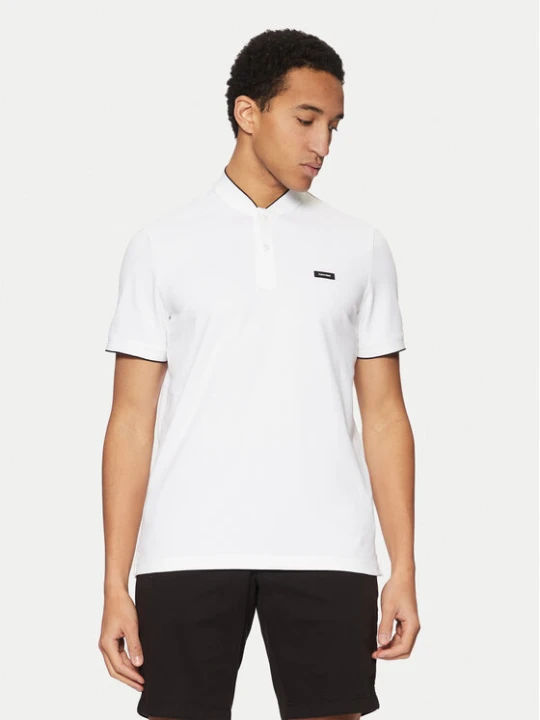 Zdjęcie produktu Calvin Klein Polo K10K114139 Biały Regular Fit