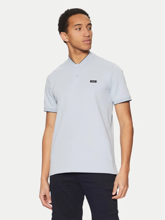 Zdjęcie produktu Calvin Klein Polo K10K114139 Niebieski Regular Fit