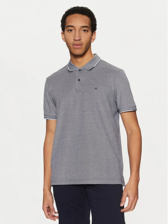 Zdjęcie produktu Calvin Klein Polo K10K114475 Granatowy Regular Fit