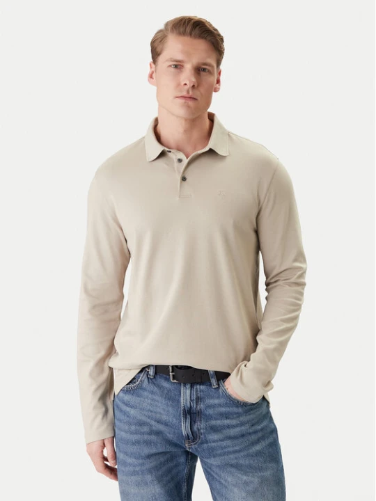Zdjęcie produktu Calvin Klein Polo LV040EM909 Beżowy Regular Fit