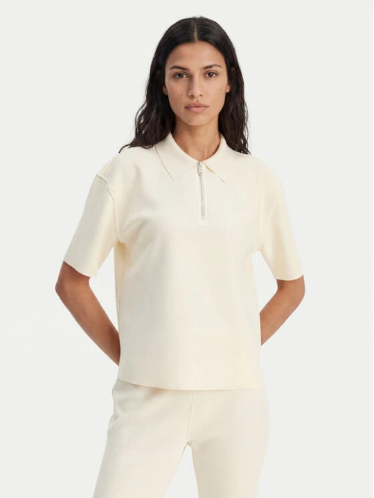 Zdjęcie produktu Calvin Klein Polo LV044E241G Beżowy Relaxed Fit