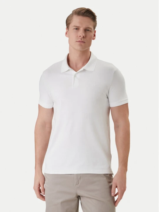 Zdjęcie produktu Calvin Klein Polo LV04LC254G Biały Slim Fit