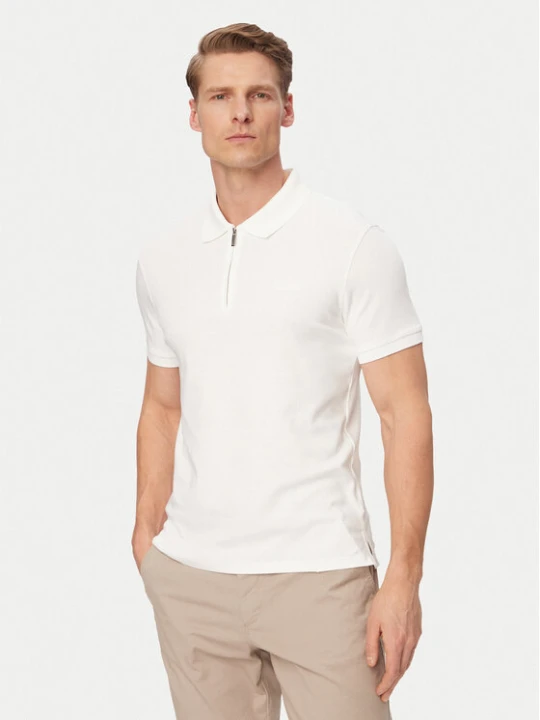 Zdjęcie produktu Calvin Klein Polo LV04LE255G Biały Slim Fit