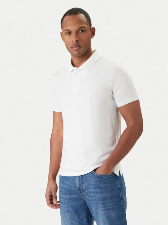 Zdjęcie produktu Calvin Klein Polo LV04LF200G Biały Slim Fit