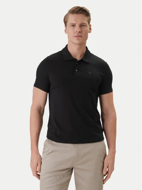Zdjęcie produktu Calvin Klein Polo LV04LF200G Czarny Slim Fit