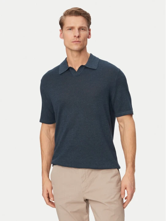Zdjęcie produktu Calvin Klein Polo LV04LF313G Niebieski Regular Fit