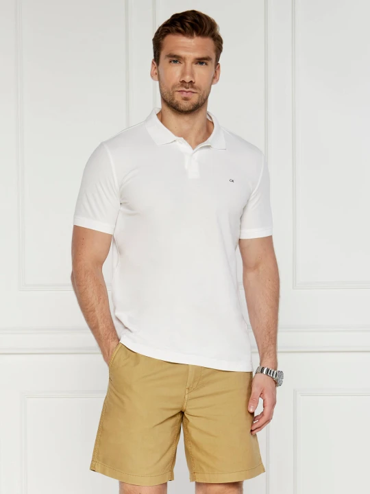 Zdjęcie produktu Calvin Klein Polo PIQUE | Slim Fit biały