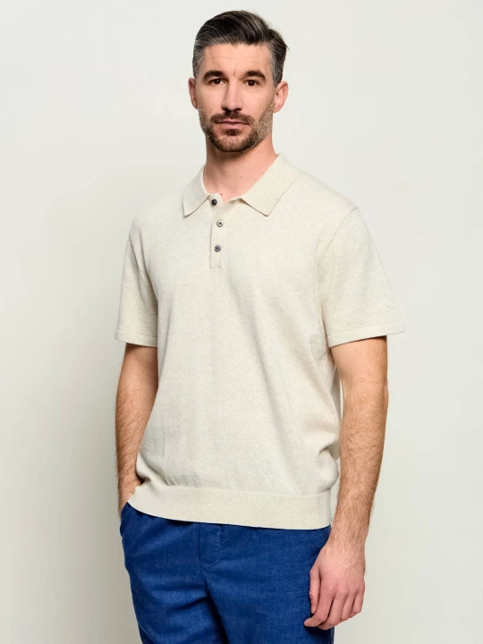 Zdjęcie produktu Calvin Klein Polo | Regular Fit beżowy