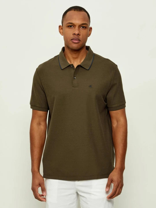Zdjęcie produktu Calvin Klein Polo | Regular Fit zielony