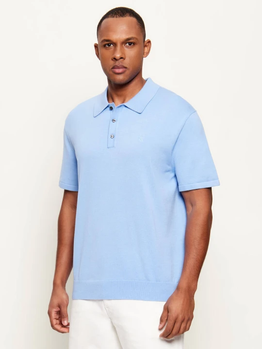 Zdjęcie produktu Calvin Klein Polo | Regular Fit niebieski