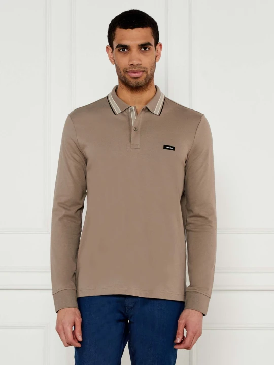 Zdjęcie produktu Calvin Klein Polo | Regular Fit beżowy
