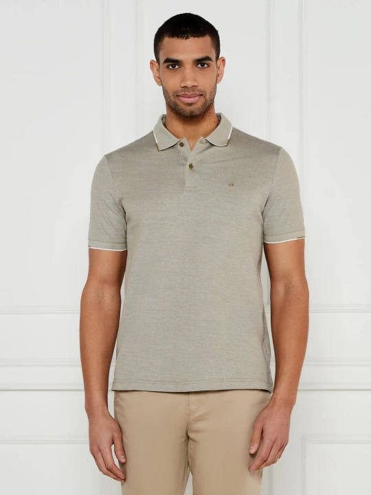 Zdjęcie produktu Calvin Klein Polo | Regular Fit | oxford zielony