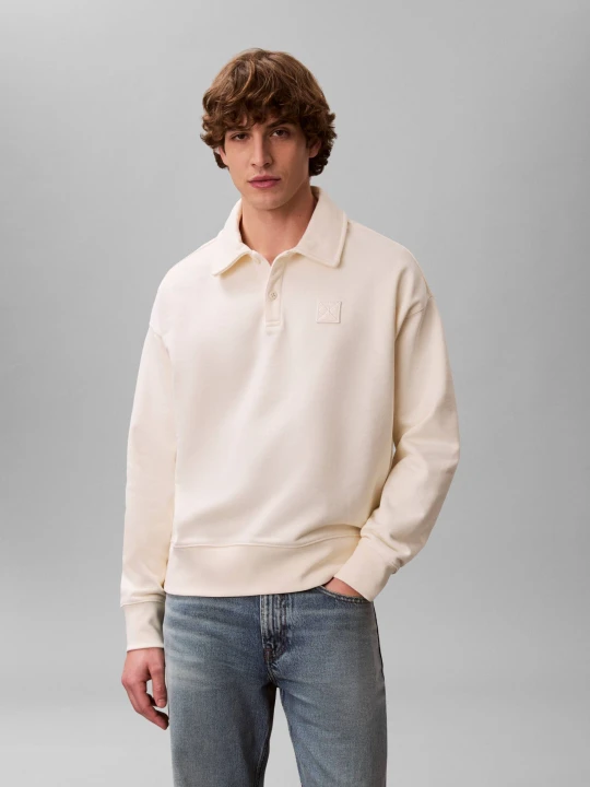 Zdjęcie produktu Calvin Klein Polo | Relaxed fit kremowy