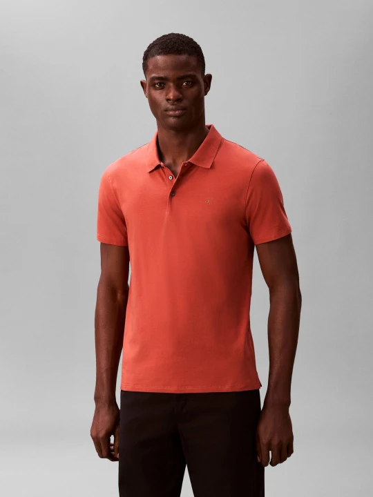 Zdjęcie produktu Calvin Klein Polo | Slim Fit pomarańczowy