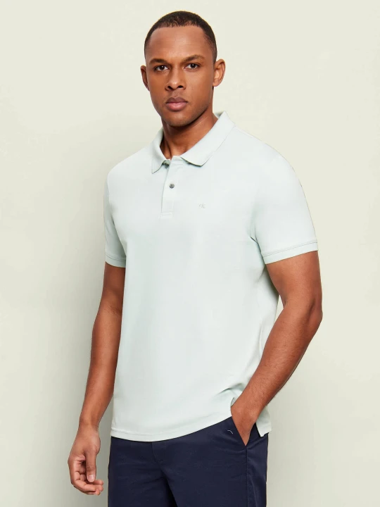 Zdjęcie produktu Calvin Klein Polo | Slim Fit | pique pistacjowy