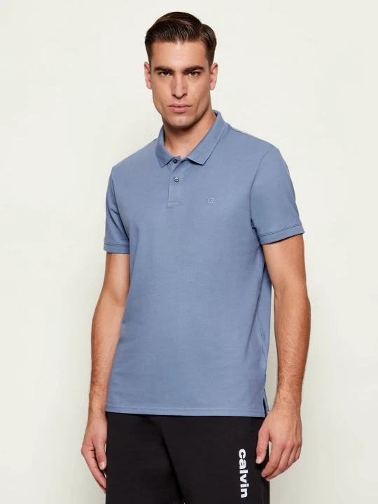 Zdjęcie produktu Calvin Klein Polo | Slim Fit | pique niebieski