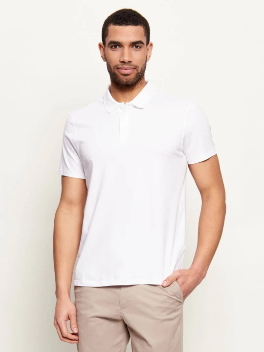Zdjęcie produktu Calvin Klein Polo | Slim Fit | stretch biały