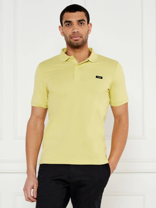 Zdjęcie produktu Calvin Klein Polo | Slim Fit | stretch pique limonkowy
