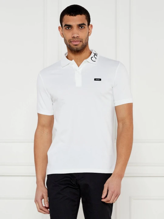 Zdjęcie produktu Calvin Klein Polo | Slim Fit | stretch pique biały