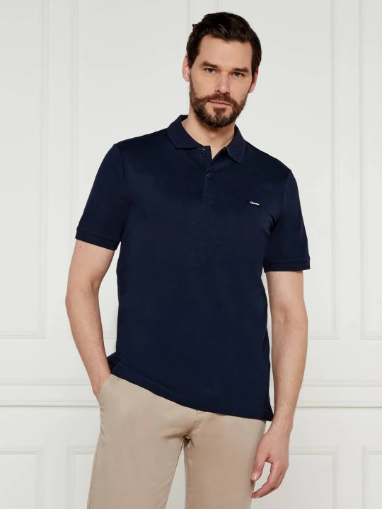 Zdjęcie produktu Calvin Klein Polo | Slim Fit | stretch pique granatowy