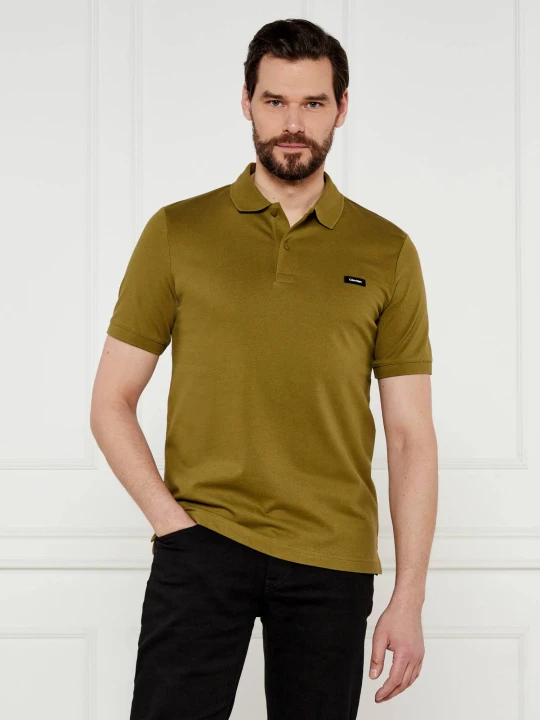 Zdjęcie produktu Calvin Klein Polo | Slim Fit | stretch pique oliwkowy