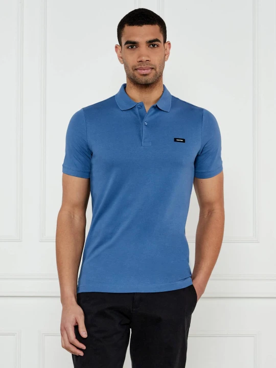 Zdjęcie produktu Calvin Klein Polo | Slim Fit | stretch pique niebieski
