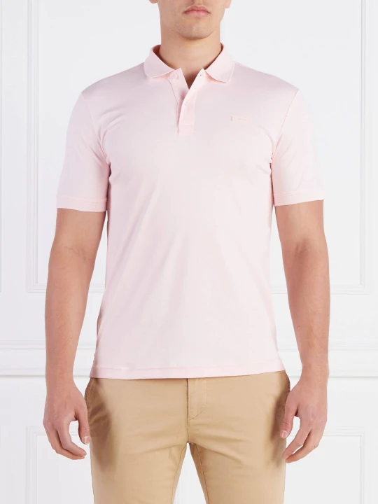 Zdjęcie produktu Calvin Klein Polo SMOOTH COTTON | Slim Fit różowy