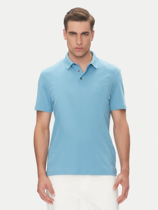 Zdjęcie produktu Calvin Klein Polo Supima LV04LB276G Niebieski Regular Fit