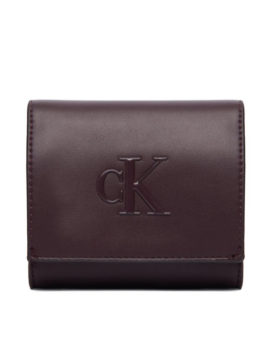 Zdjęcie produktu Calvin Klein Portfel Bold Ck Medium Bifold LV04F1156G Bordowy