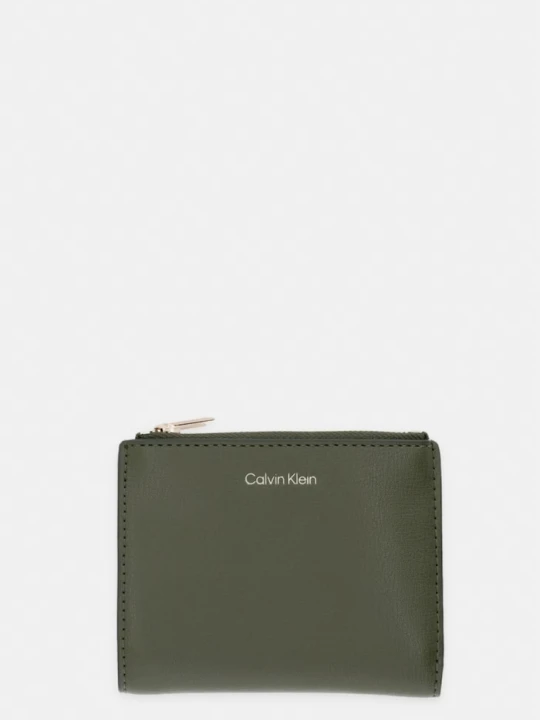 Zdjęcie produktu Calvin Klein portfel damski z imitacji skóry zielony