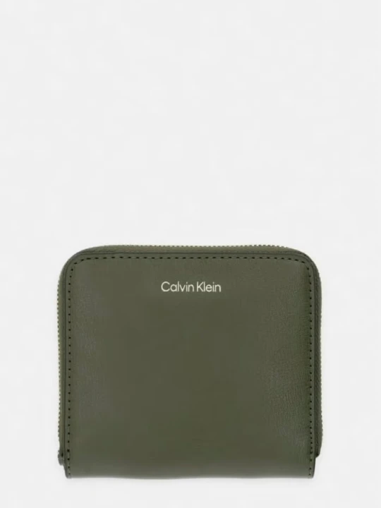 Zdjęcie produktu Calvin Klein portfel damski z imitacji skóry zielony