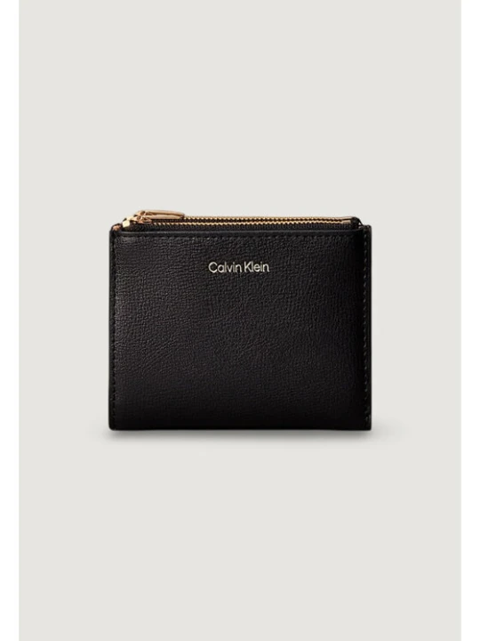 Zdjęcie produktu Calvin Klein Portfel Foil Logo Dbl Zip Cardcase LV04F1135G Czarny