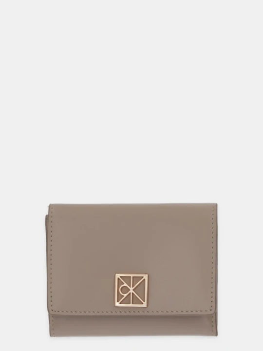 Zdjęcie produktu Calvin Klein portfel skórzany beżowy
