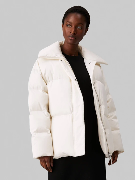 Zdjęcie produktu Calvin Klein Puchowa kurtka | Oversize fit ecru
