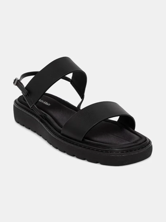 Zdjęcie produktu Calvin Klein sandały damskie SQ MOLDED SANDAL SLIN LTH czarny