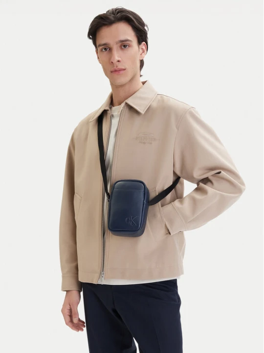 Zdjęcie produktu Calvin Klein Saszetka Bold Ck Slim Reporter LV04D3279G Granatowy