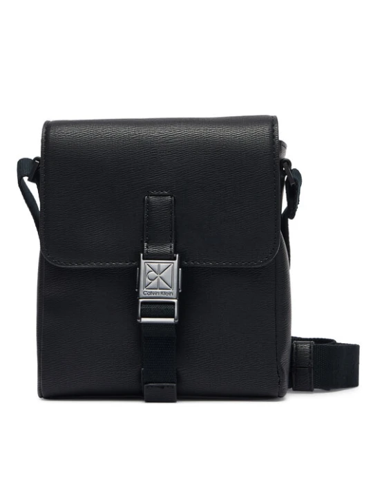 Zdjęcie produktu Calvin Klein Saszetka Emblem Hw Flap Reporter LV04D3506G Czarny